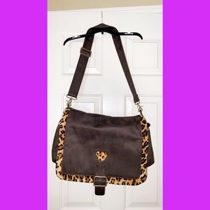 Leopard lined bag 🤎